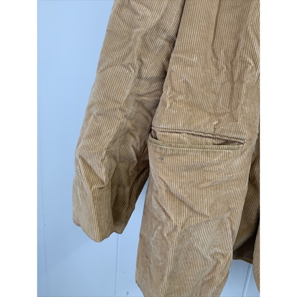 Pioneer Wear Coat Mens Western Corduroy Blazer No Size Tag Brown Jacket USA - Picture 4 of 12